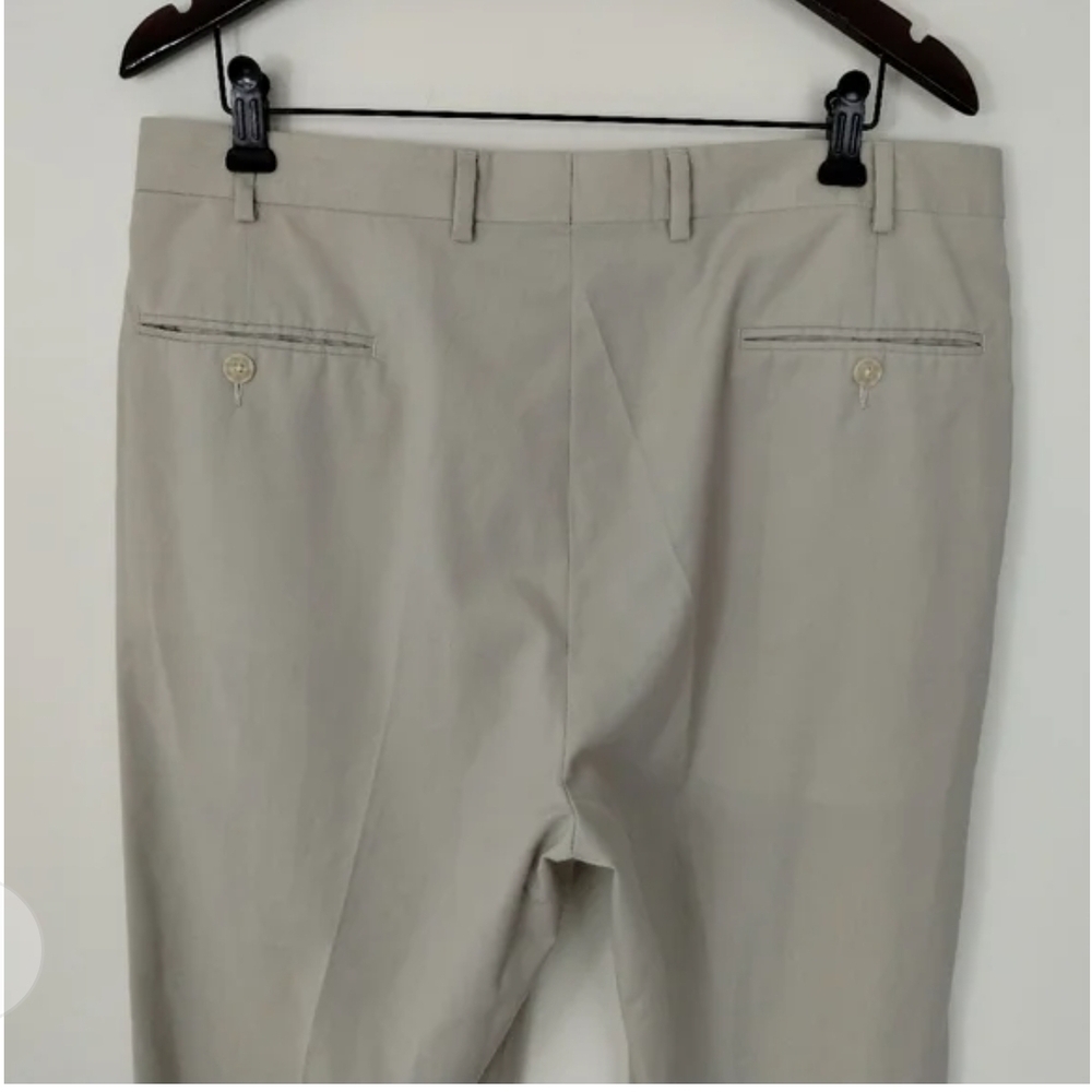 Ralph Lauren Tan Chinos Flat Front Classic - Picture 6 of 7